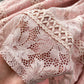 Elegant O-neck lace long sleeve dress  970