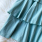 A-Linie V-Ausschnitt rückenfreies Kleid Damenkleid 1058