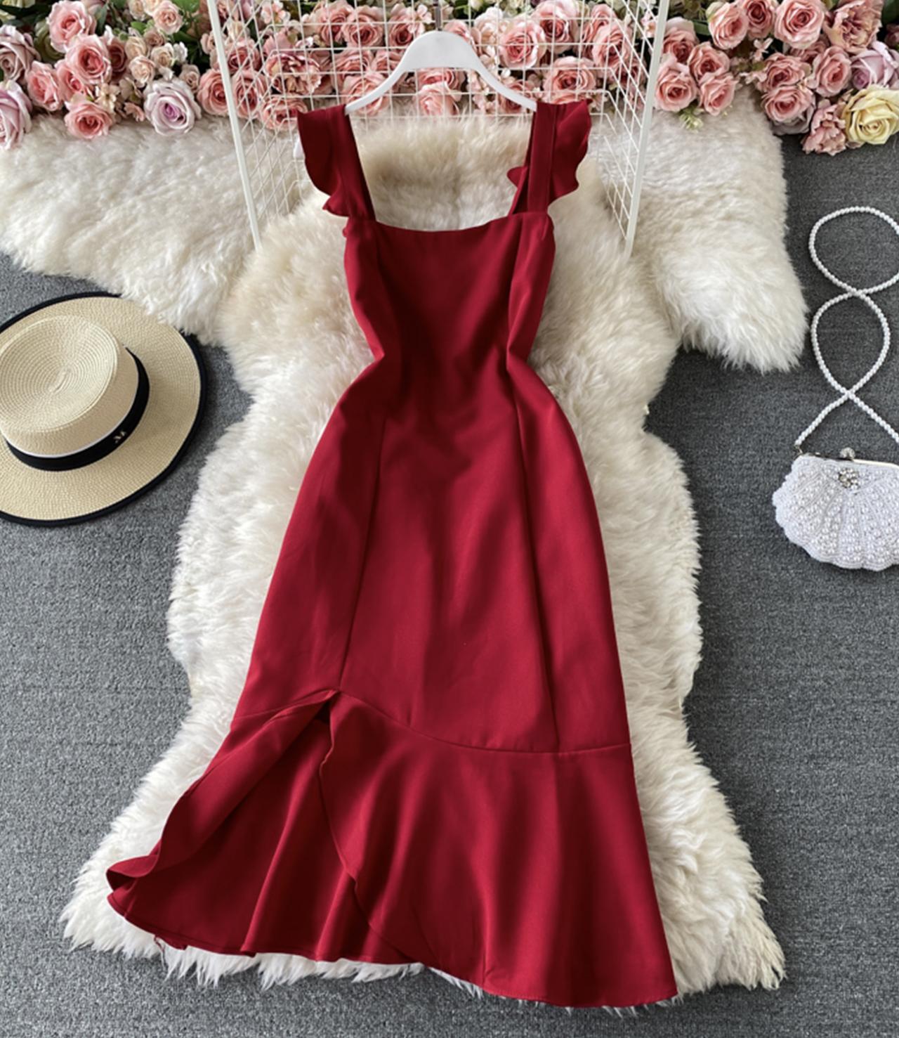Süßes kurzes Kleid in A-Linie Modekleid 751