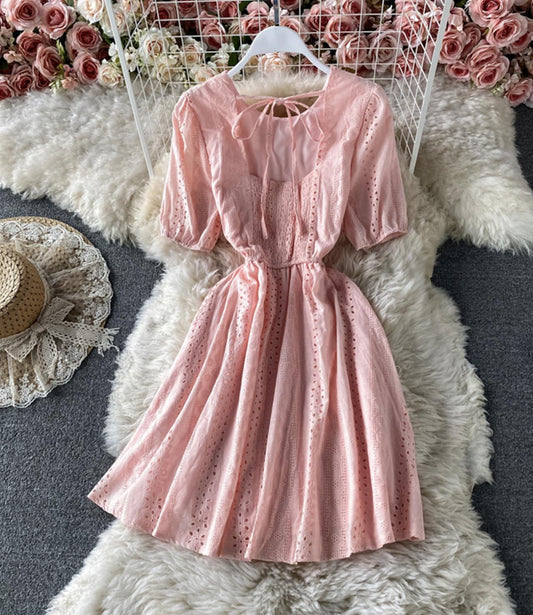 Cute A line short dress fashion dress  722