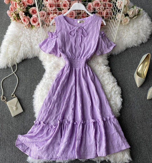 Cute A line short dress fashion dress  727