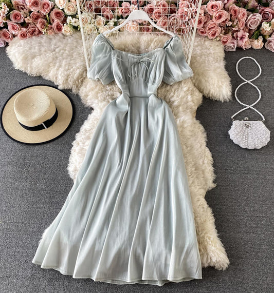 Cute A line short dress fashion dress  717