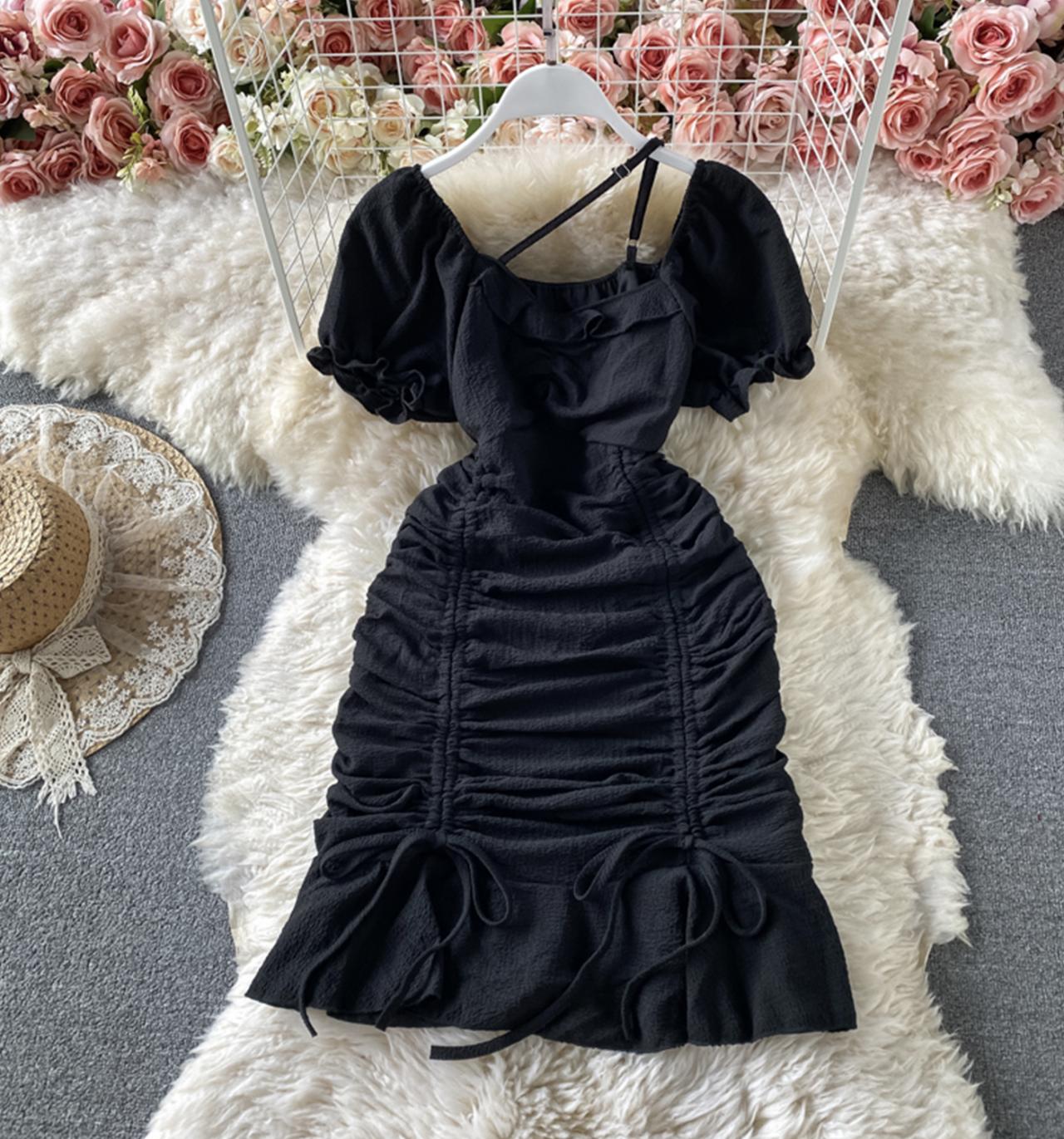 Simple short dress fashion dress  707