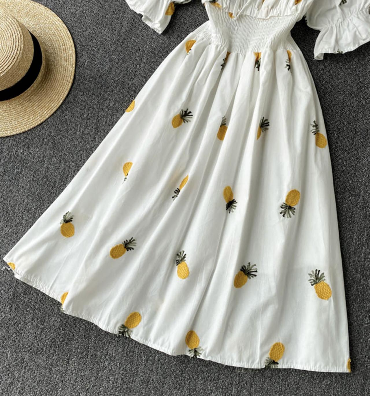 Sweet strawberry dress cherry dress pineapple dress  709