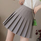 Lovely A line short pleated skirt  3467
