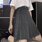 A line pleated skirt  3497