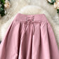 Jupe trapèze rose mignonne 3459
