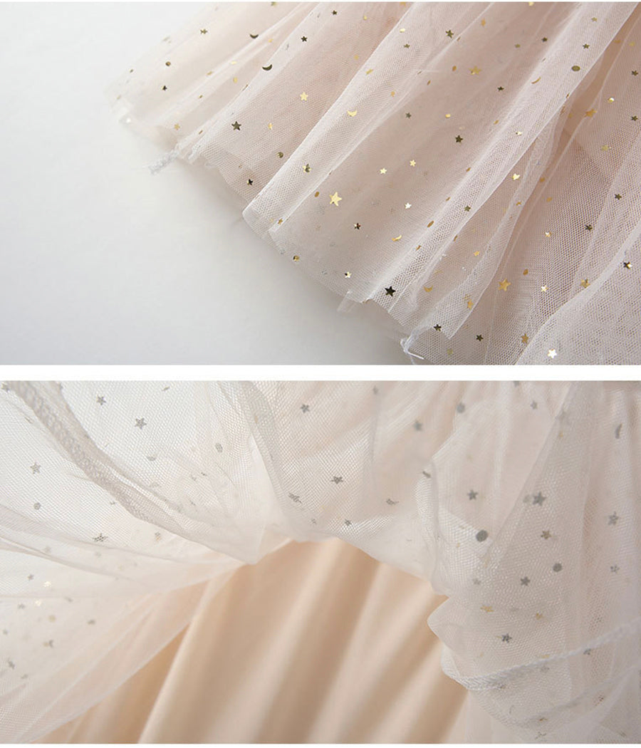 Cute sequins tulle skirt  3513