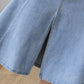 Jupe en jean simple coupe A 3485