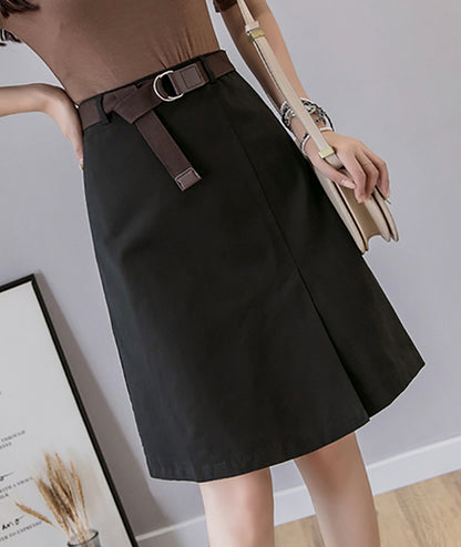 Simple A line skirt  3484