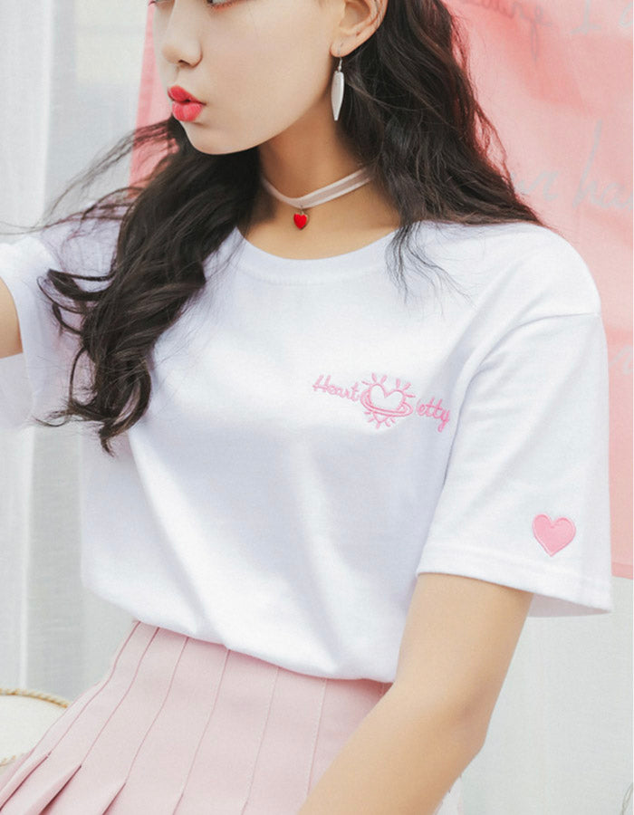 Cute side bow pleated skirt  3500