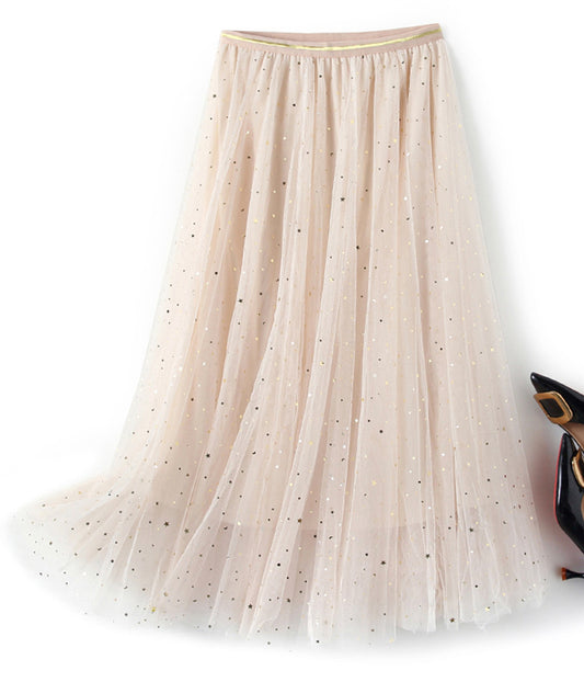 Jupe en tulle à paillettes mignonne 3513