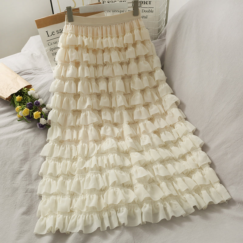 Jupe trapèze mignonne à la mode 3442