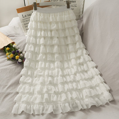 Jupe trapèze mignonne à la mode 3442