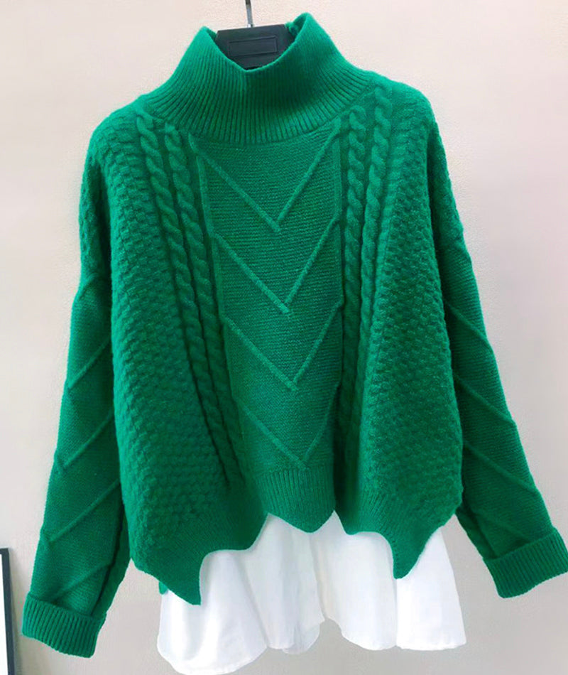 Stylish two-piece sweater  080