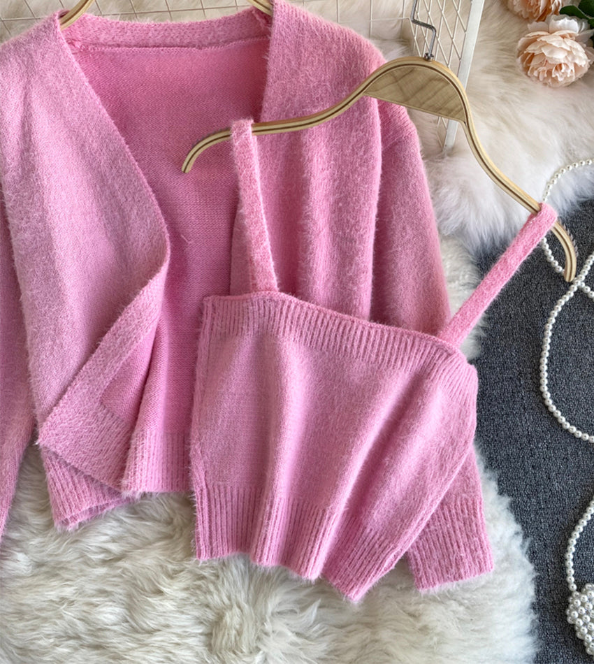 Sweater stylish two pieces sweater  055