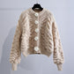 Lovely flowers long sleeve cardigan sweater  027