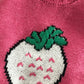 Lovely strawberry long sleeve sweater  052