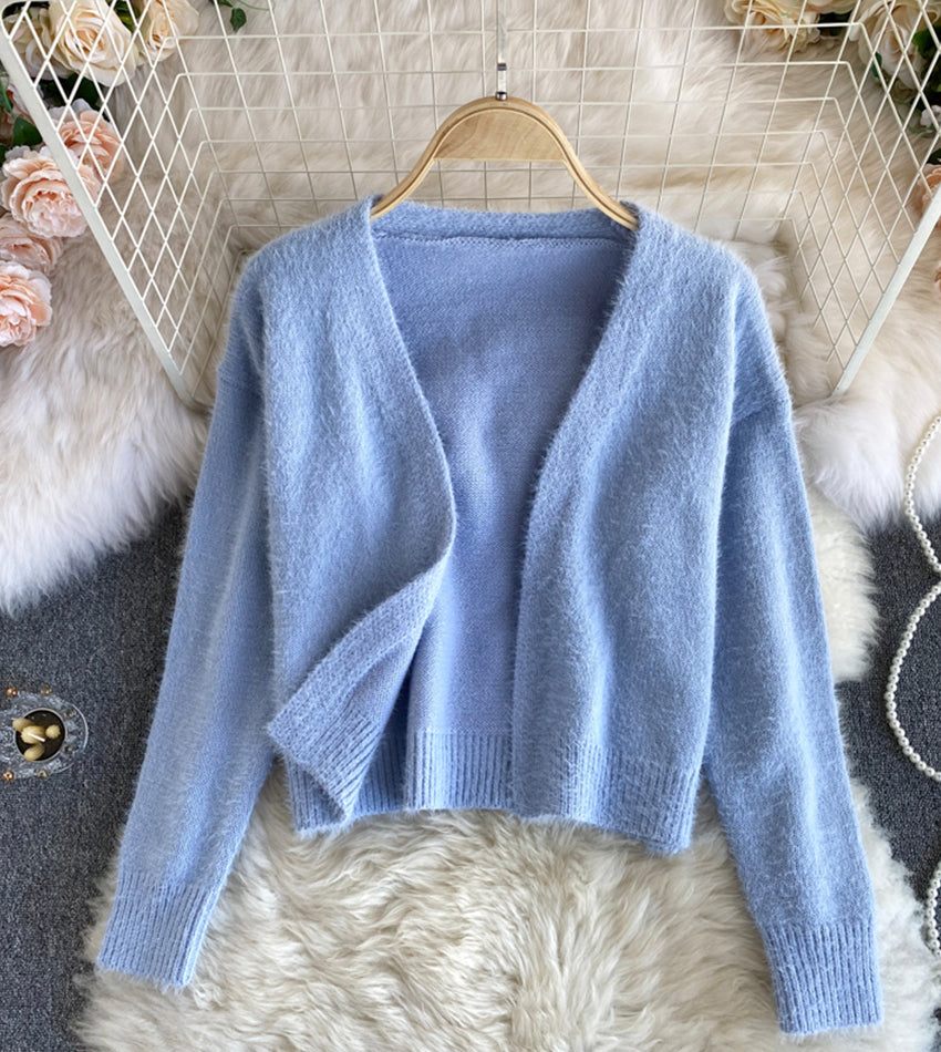 Sweater stylish two pieces sweater  055