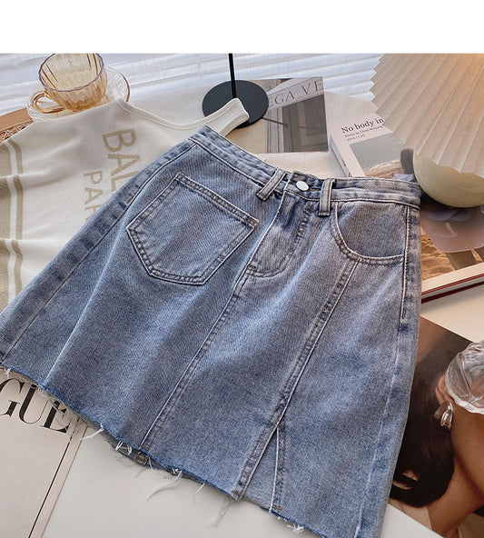 New Korean fashionable small split hip skirt  5610