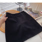 Korean casual solid color versatile simple slim high waist A-line skirt  5443