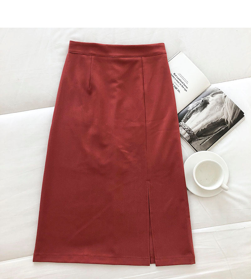 New Korean style slim retro skirt  5683
