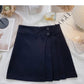 Slim and age reducing casual versatile high waist A-line skirt  5646