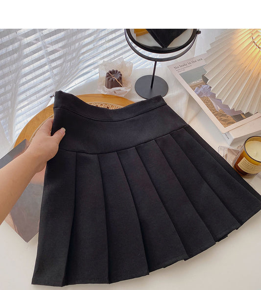 Korean fashionable and versatile A-shaped high waist skirt  5588