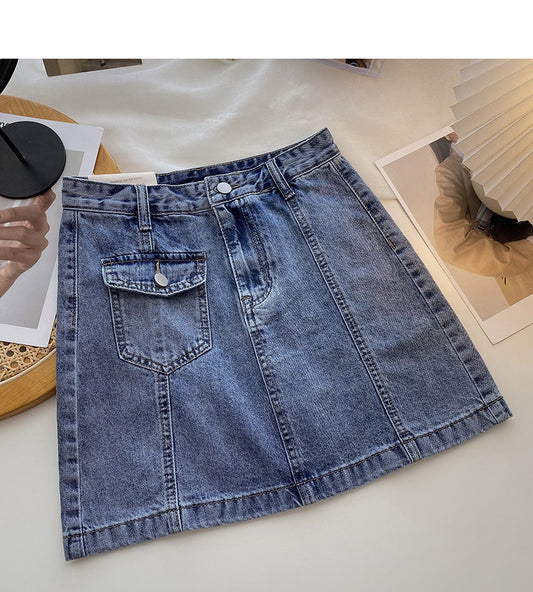 Korean minority design versatile casual light proof skirt  5611