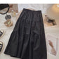 Foreign style slim design high waist elastic skirt 5817