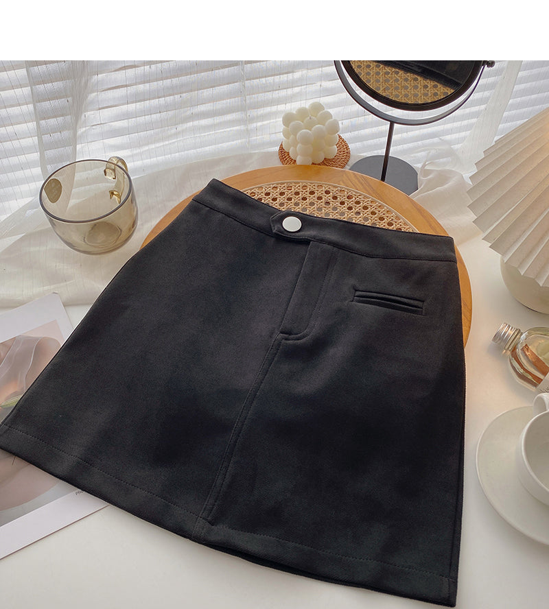 New fashion port style, slim, high waist A-shaped short skirt, anti tarnish  5412