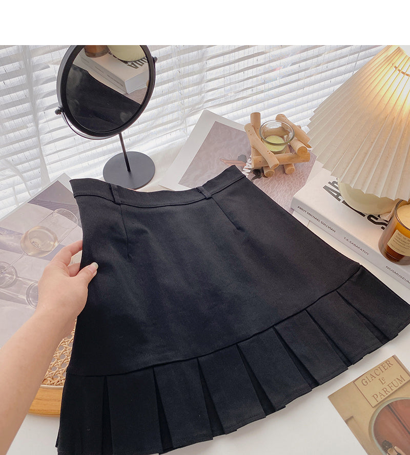 Korean short skirt with thin Ruffle hem and hip wrapped fishtail  5633