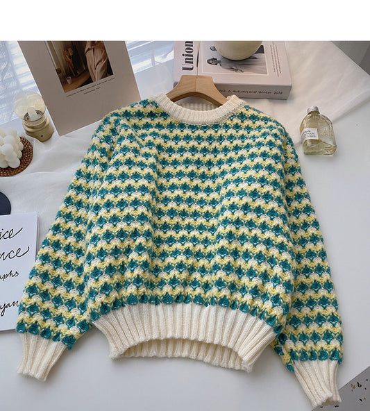 Haut à manches longues de style étranger de conception minoritaire coréenne 5913