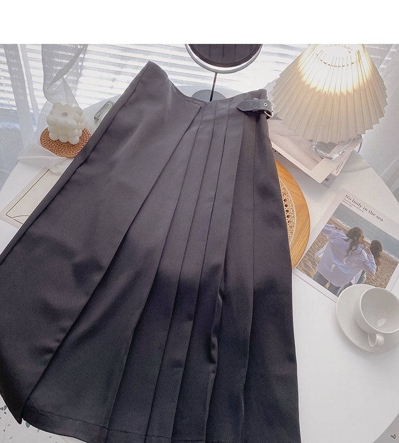Korean ins personalized fashion high waist design, slim skirt  5736