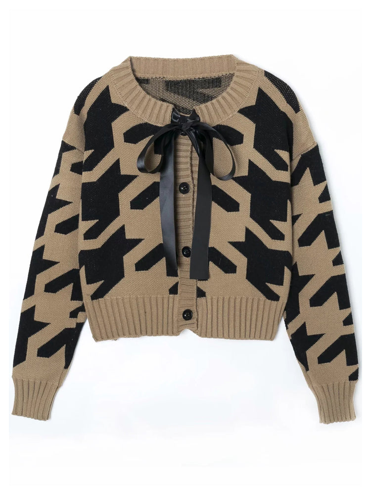 Crew neck Pullover Sweater blouse jacket female  7223