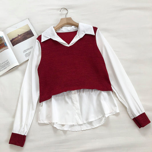 Chemise en deux pièces de style étranger pour femmes, design 6240