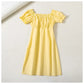 Gentle and playful little girl dress  7121