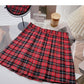 Age reducing retro versatile pleated skirt  5668