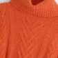 Versatile eight strand short navel exposed sweater  7484