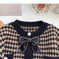 New Korean fashionable xiaoxiangfeng bow sweater  6026