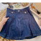 New Korean casual versatile high waist A-line short skirt trend  5585