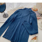 Stand collar long sleeve design slim fit bright silk sweater  6496