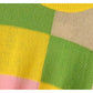 New sweet loose jacquard Plaid color matching sweater  7468