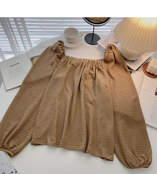 Haut de clavicule slim à col carré de mode Niche 6326