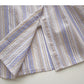 Lazy wind Stripe Shirt loose long sleeve cardigan top  6424