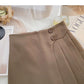 Slim and age reducing casual versatile high waist A-line skirt  5646