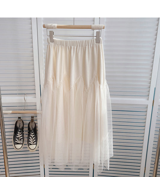 New Korean style Hong Kong Style slim A-line skirt  5809