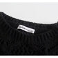 Hollowed out eight strand knitted sweater autumn loose sweater  7511