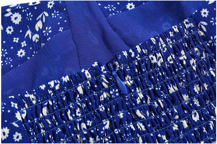Waist drawstring skirt split sleeveless dress fashion  7102