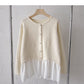 New Korean design fake two long sleeved loose sweaters  6201